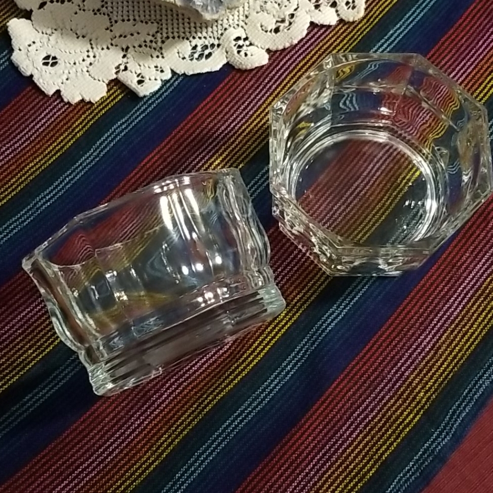Two glass, crystal bowls - Picture 7 of 11